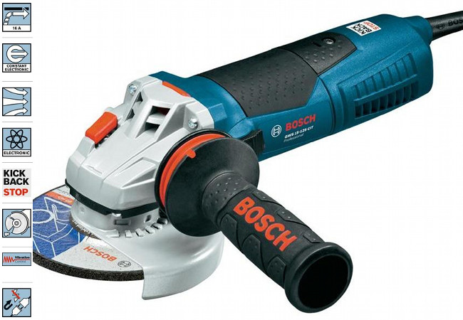 Leņķa slīpmašīna Bosch GWS 15-125 CIE
