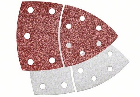 Slīppapīrs multislīpmašīnām dažādi 102x62+93mm (25gab)
