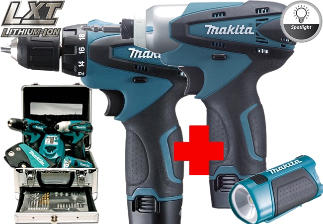 Komplekts Makita LCT303X DF330D + TD090D + ML100 (2x1,3Ah)