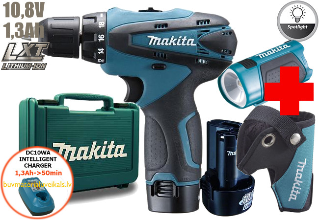 Urbjmašīna/Skrūvgriezis Makita DF330DW (1x1,5Ah)