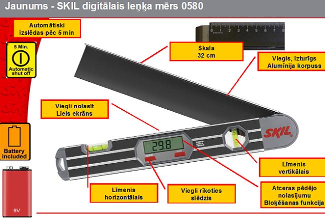 Līmeņrādis Skil 0592 60cm