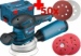 Ekscentriskā slīpmašīna Bosch GEX 125-150 AVE + 50 slīppapīri (P120)
