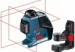 Trīsstaru lāzerlīmeņradis Bosch GLL 3-80 C (ar BM 1 + clamp + L-Boxx)