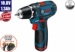 Urbjmašīna/Skrūvgriezis Bosch GSR 12V-15 (1x2,0Ah, GAL 12V-20)