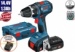 Urbjmašīna/Skrūvgriezis Bosch GSR 14,4 V-Li Dynamic (3x4,0Ah)