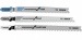 Figūrzāģa asmeņu komplekts Progressor Bosch T123X + T234X + T345XF
