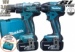 Komplekts Makita DLX2410G DDF484 + DTW300 18V (2x6.0Ah)